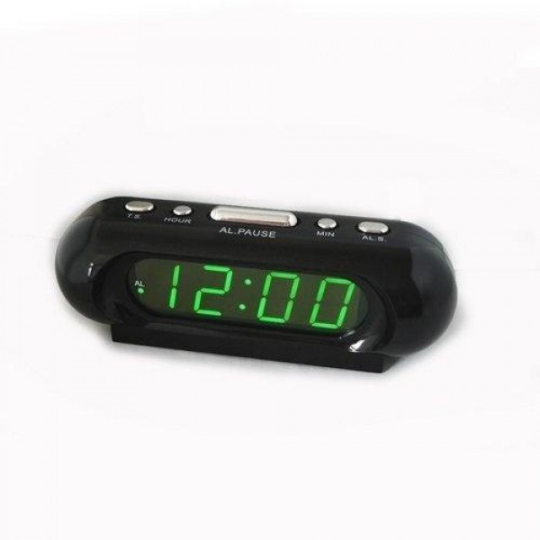 Купить Часы настольные электронные VST-716-2 (Black Green)(007356)