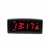 Часы настольные электронные CX-818 (Black Red)(007352)