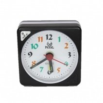 Будильник Pearl Re (Black)(007461), 5,5*5,5 см.