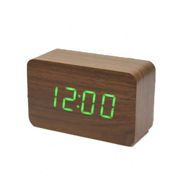 Купить Часы настольные электронные  VST-863-4 (Brown Green)(007332)