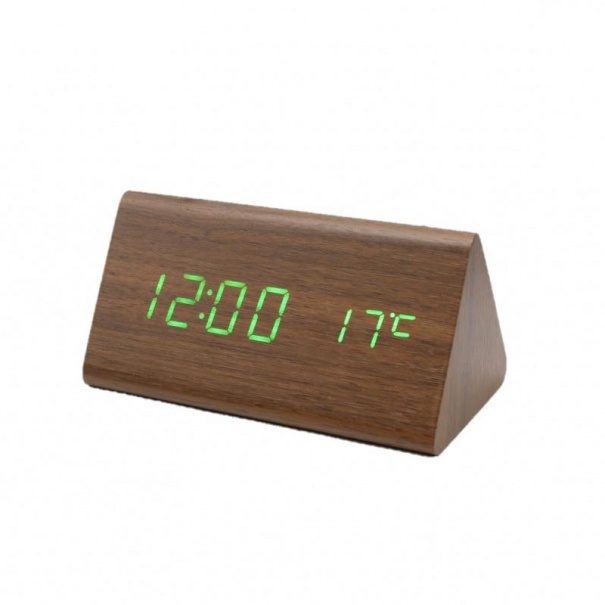 Купить Часы настольные электронные  VST-861-4 (Brown Green)(007336)