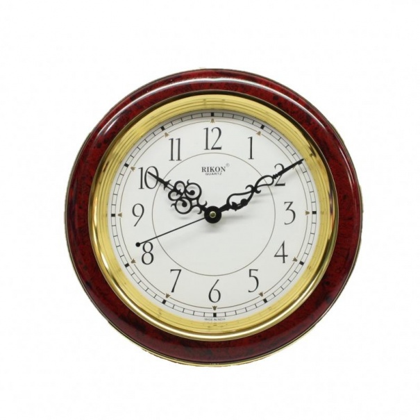 Купить Настенные часы RK-4451 (Red off White)(007168), d-28 см.