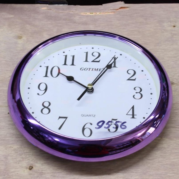 Купить Настенные часы 9556 (Violet)(007229), d-20 см.