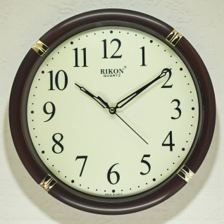 Настенные часы Rikon 521(Brown Ivory)(007689), d-27 см.