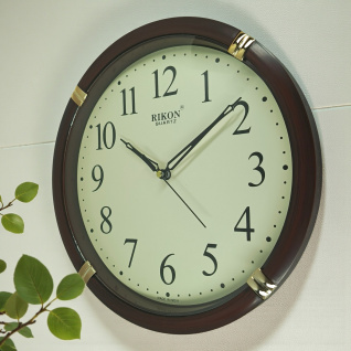 Купить Настенные часы Rikon 521(Brown Ivory)(007689), d-27 см.