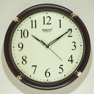 Настенные часы Rikon 521(Brown Ivory)(007689), d-27 см.