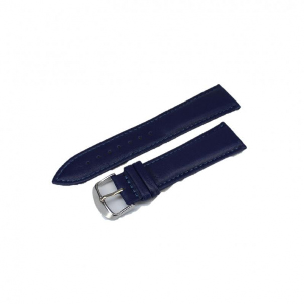 Купить Шкіряний ремінець для годинника W70 24 mm (Blue)(007567)