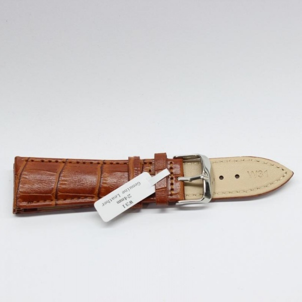 Купить Кожаный ремешок для часов W31 24 mm (009314)