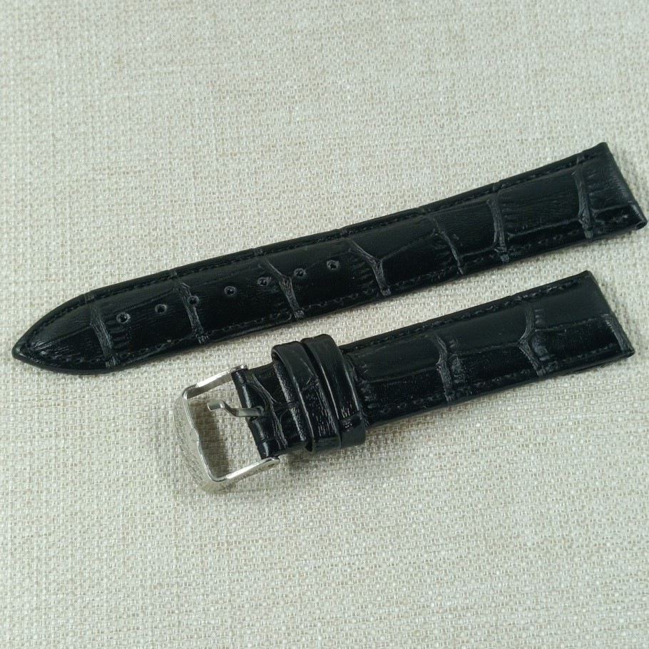 Купить Шкіряний  ремінець Nagata для годинника 20 mm L-215 mm(009223)