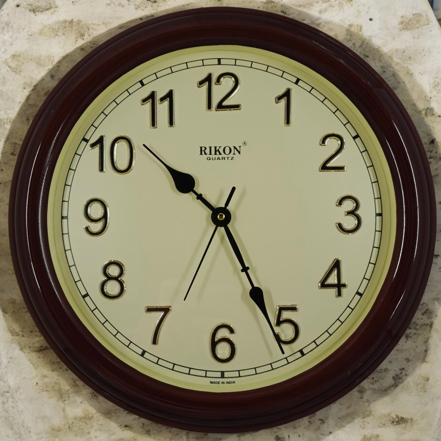 Купить Настінний годинник Rikon 8351DX d-36 (Brown Ivory) (007018)