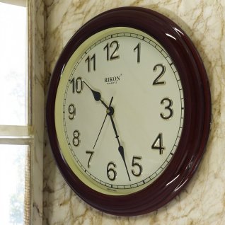 Купить Настінний годинник Rikon 8351DX d-36 (Brown Ivory) (007018)