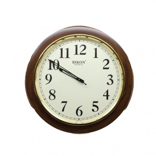 Купить Настенные часы Rikon 1607 PL (Brown Ivory)(007200), d-46 см.