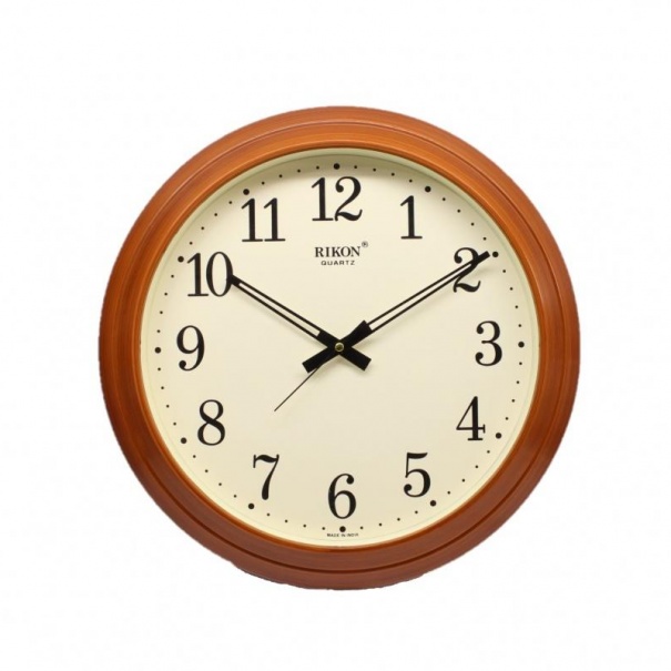 Купить Настенные часы Rikon RK-3951 (Teak Wood Ivory)(007173), d-36 см.