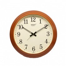 Настенные часы Rikon RK-3951 (Teak Wood Ivory)(007173), d-36 см.