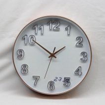 Настенные часы 2732 (Cuprum White)(007262), d-25 см.