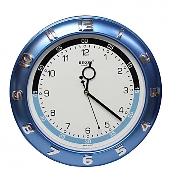 Купить Настінний годинник Rikon 507 (Blue) (006645), d-30 см.