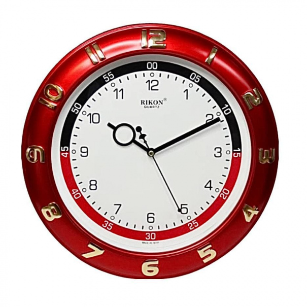 Купить Настенные часы Rikon 507(Maroon)(006646), d-30 см.