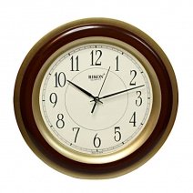 Настінний годинник Rikon 6951 (Goldsil Brown) (007025)