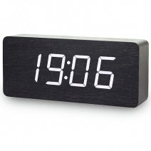 Часы настольные электронные VST-865-6 (Black White)(006417)