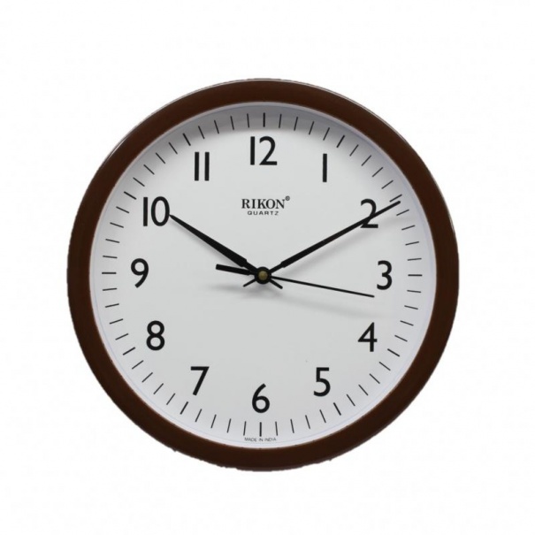 Купить Настенные часы Rikon 1151 (Brown off White)(007213), d-22 см.