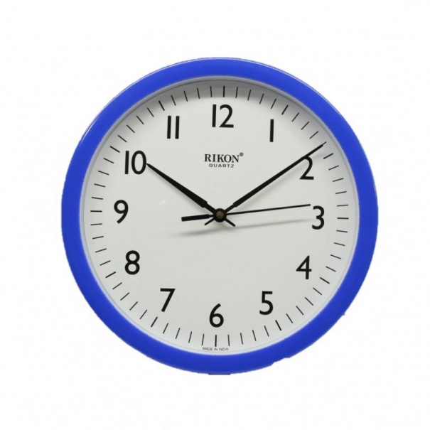 Купить Настенные часы Rikon 1151 (Blue off White)(007214), d-22 см.