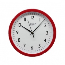 Настінний годинник Rikon 1151 (Red off White)(007215), d-22 см.