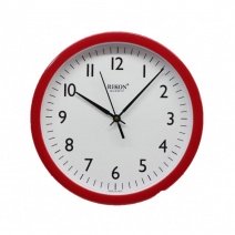 Настенные часы Rikon 1151 (Red off White)(007215), d-22 см.