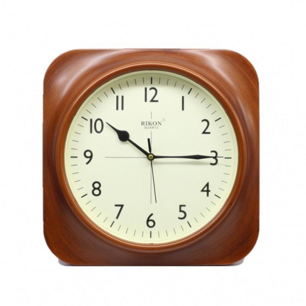 Купить Настенные часы Rikon 2051 (Teak Wood Matt Ivory)(007185), 31*31 см.