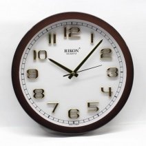 Настенные часы Rikon 1751(DX)(Brown off White)(007198), d-31 см.