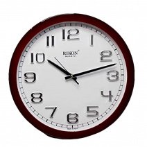 Настенные часы Rikon 1751(DX)(Maroon off Wh.)(008357), d-31 см.