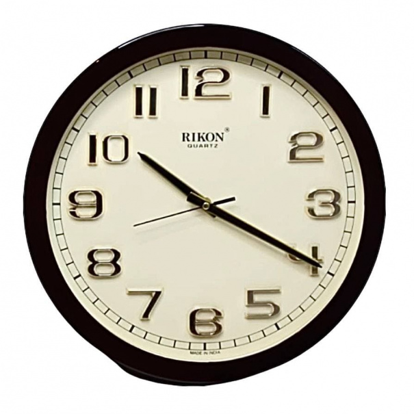 Купить Настінний годинник Rikon 1751(DX)(Brown Ivory)(007197), d-31 см.