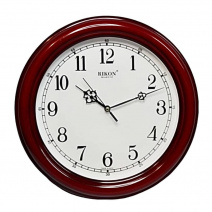 Настінний годинникRikon13751(Maroon off White)(003243), d-30,5 см