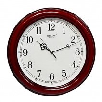 Настінний годинникRikon13751(Maroon off White)(003243), d-30,5 см