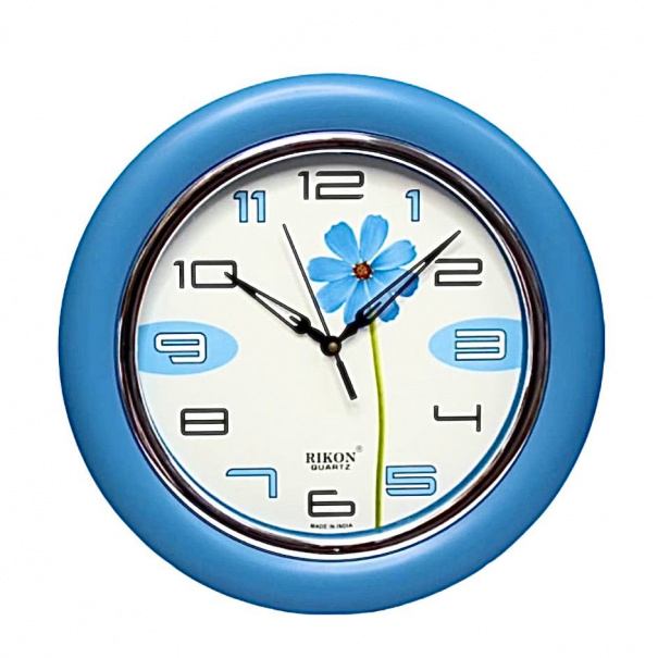 Купить Настенные часы Rikon 7951(Blue)(007003), d- 27 см.