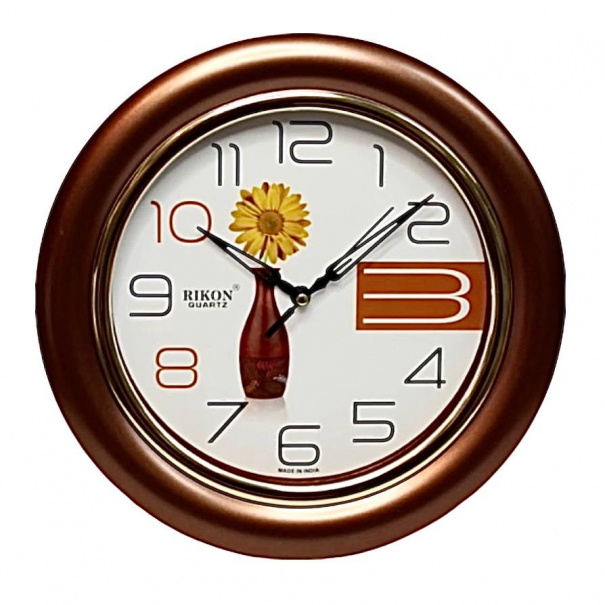 Купить Настенные часы Rikon 7951(Brown)(007002), d-27 см.