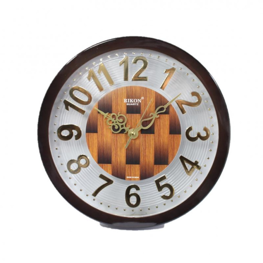 Купить Настенные часы Rikon 9751 (Brown)(007148), d-31 см.