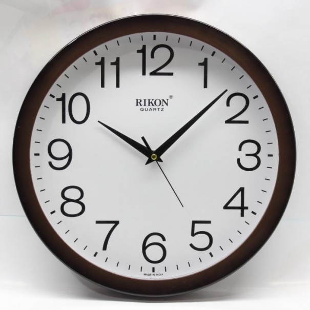 Купить Настенные часы Rikon 1751(PL)(Brown off White)(007040), d-31 см.