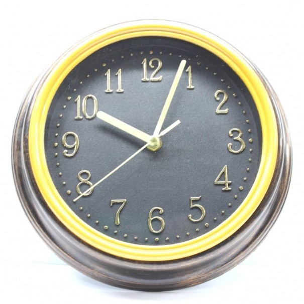 Купить Настенные часы 5005 (Brown-Black)(007243), d-25 см.
