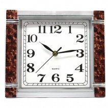 Настенные часы 226 (Silver Brown)(007263), 25*22*4,5 см.
