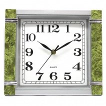 Настенные часы 226 (Silver Green)(007264), 25*22*4,5 см.