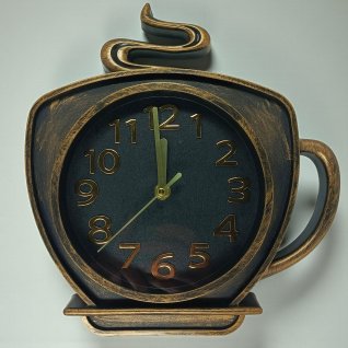 Настінний годинник 3008 (Bronze-Black)(007252), 26 * 28 * 4 см.