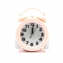 Кварцевый будильник 248 A (Beige)(007291), d-9,5 см.