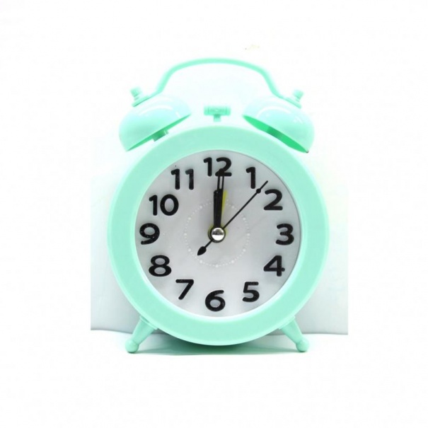 Купить Кварцевый будильник 248 A (Light Green)(007292), d-9,5 см.