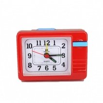 Кварцевый будильник 136 (Red)(007284),9*6,5*3,3 см.