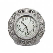 Настенные часы 7228 (Silver)(007232), d-40 см.