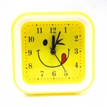 Кварцевый будильник 635 (Smile-3)(007302), 10,2*10,3 см.