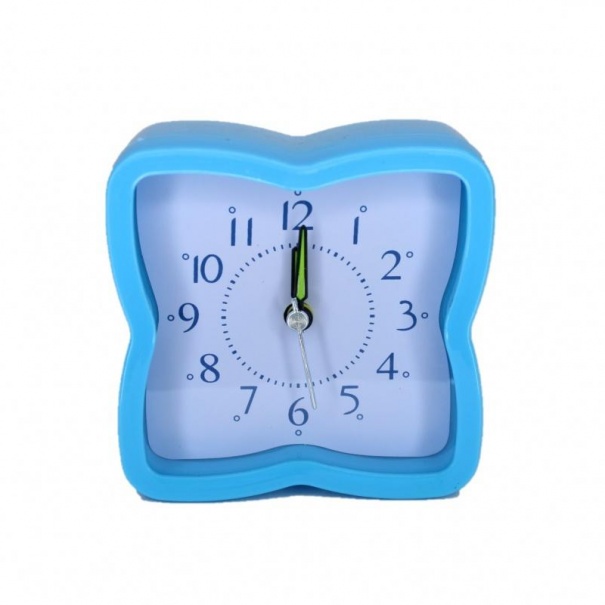 Купить Кварцовий будильник 626 (Blue)(007298), 9 * 9 * 4 см.