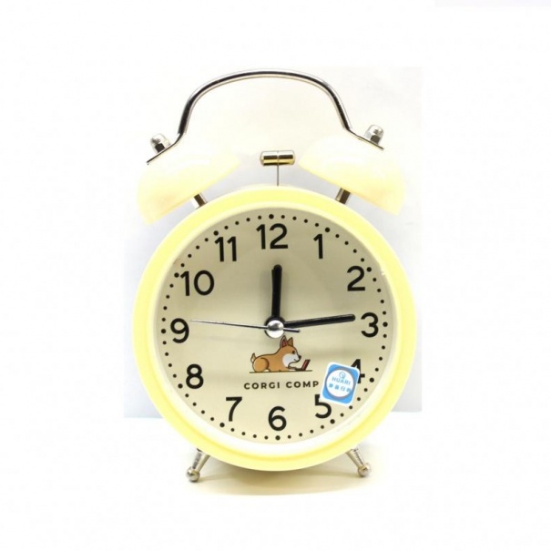 Купить Кварцевый будильник M-03 (Beige Corgi Comp)(007317), 13*9*4,5 см.