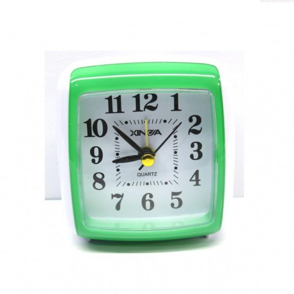 Купить Кварцевый будильник 791 (Green)(007398), 8*8.5*4 см.