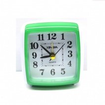 Кварцевый будильник 791 (Green)(007398), 8*8.5*4 см.
